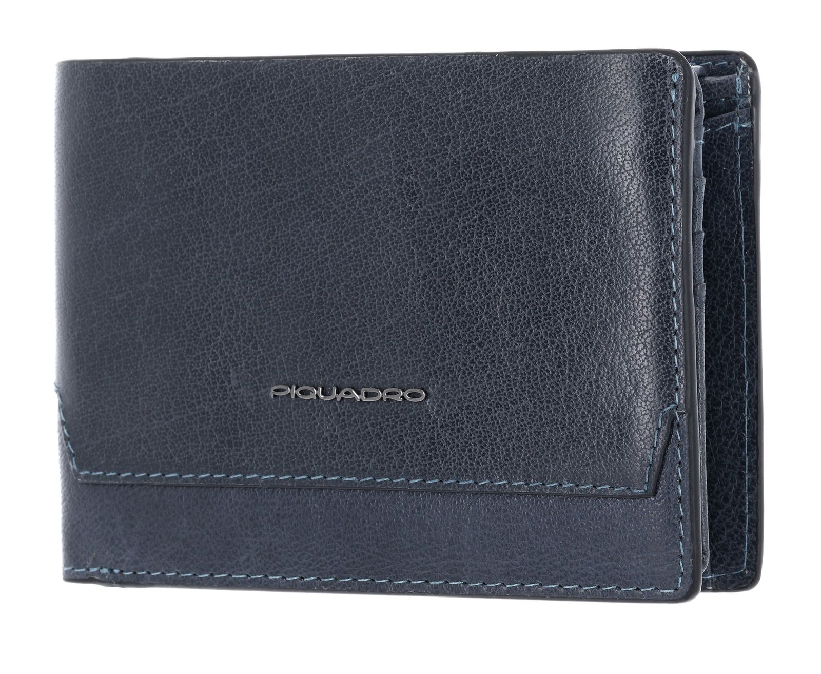 PIQUADRO Solm Men's Wallet Flip Up ID RFID Avio