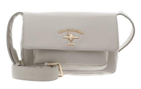 U.S. POLO ASSN. Stanford Flap Bag Creme White