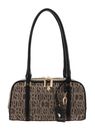 U.S. POLO ASSN. Jacquard Double Handle Bag With Zip Black