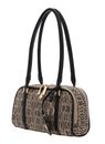 U.S. POLO ASSN. Jacquard Double Handle Bag With Zip Black