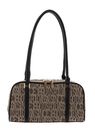 U.S. POLO ASSN. Jacquard Double Handle Bag With Zip Black