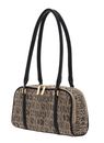 U.S. POLO ASSN. Jacquard Double Handle Bag With Zip Black