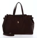 U.S. POLO ASSN. Guildford Double Handle Bag Brown