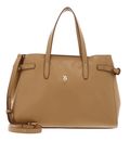 U.S. POLO ASSN. Guildford Double Handle Bag Camel Yellow