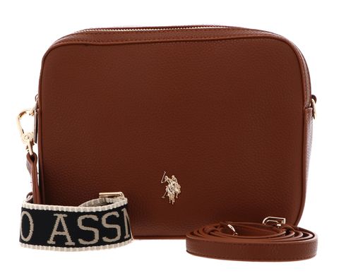 U.S. POLO ASSN. Mansion Zip Crossbody Bag Camel
