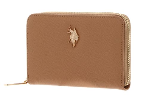 U.S. POLO ASSN. Jones Zip Wallet Camel U.S. POLO ASSN. Jones Zip Wallet Camel