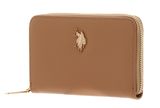U.S. POLO ASSN. Jones Zip Wallet Camel