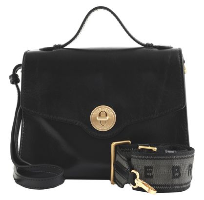 THE BRIDGE Irene Top Handle Bag Nero / Oro THE BRIDGE Irene Top Handle Bag Nero / Oro
