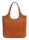 THE BRIDGE Luce Soft Hobo Bag Cognac / Oro THE BRIDGE Luce Soft Hobo Bag Cognac / Oro