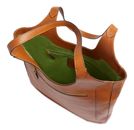 THE BRIDGE Luce Soft Hobo Bag Cognac / Oro THE BRIDGE Luce Soft Hobo Bag Cognac / Oro