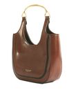 THE BRIDGE Luce Baby Hobo Bag Marrone 14 / Oro