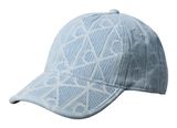 Calvin Klein Jacquard Denim Baseball Cap Light Wash