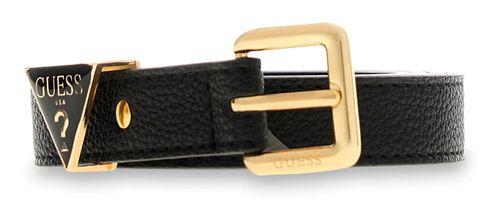 GUESS Giully II Leather Belt H20 W90 Black GUESS Giully II Leather Belt H20 W90 Black