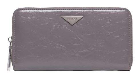 REPLAY Zip Around Wallet Granite Gray