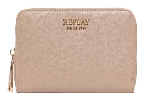 REPLAY Zip Around Wallet Tannin