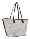 VALENTINO Logo Shopping Bag Beig / Nero
