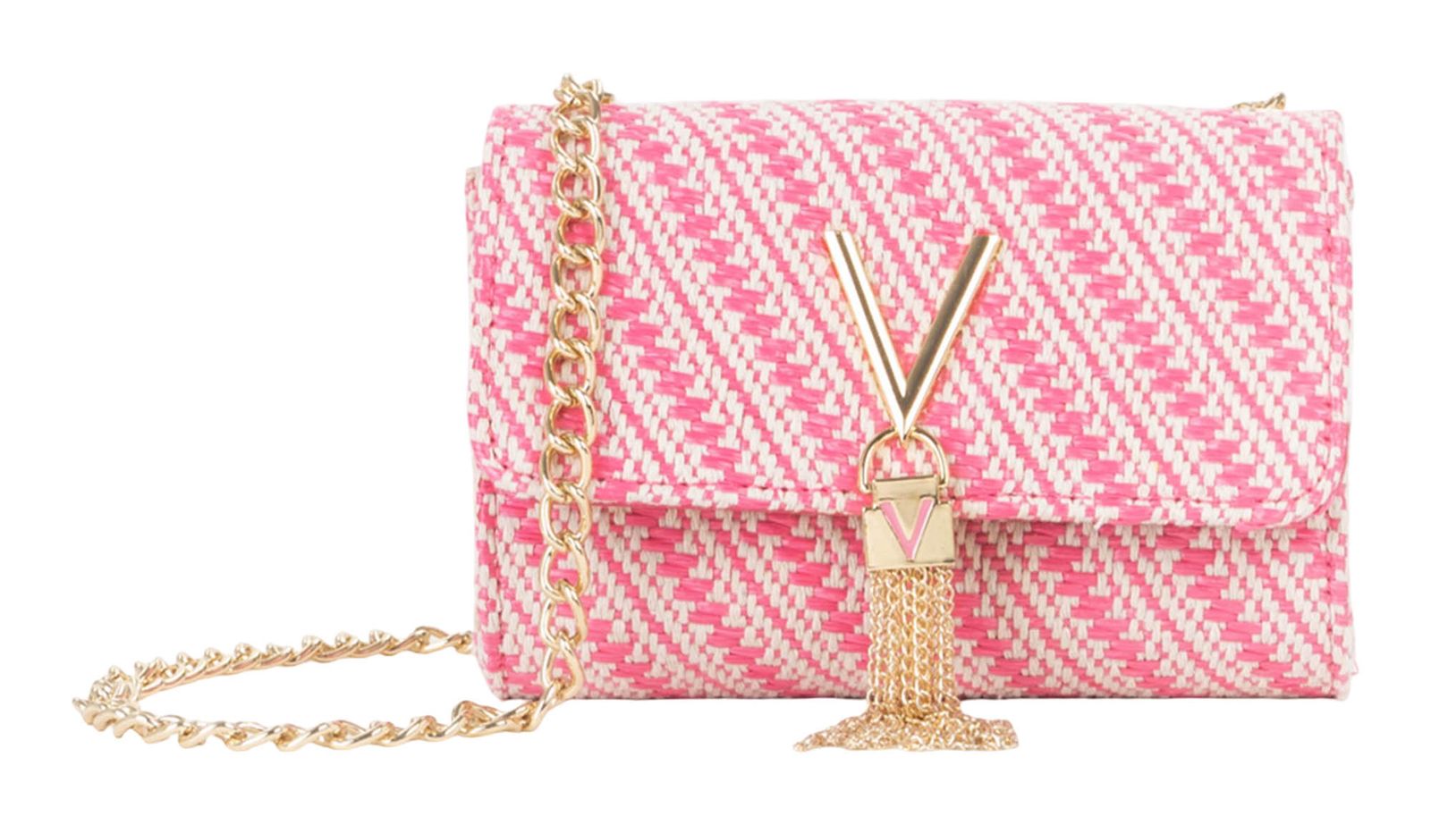 VALENTINO Divina Summer Flap Bag Fucsia / Multi