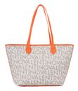 VALENTINO Logo Shopping Bag Bei / Arancio