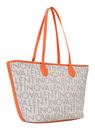 VALENTINO Logo Shopping Bag Bei / Arancio