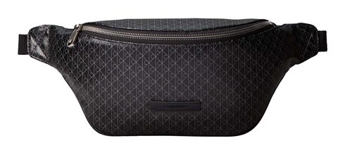 Calvin Klein Emblem Aop Coated Waistbag Black AOP