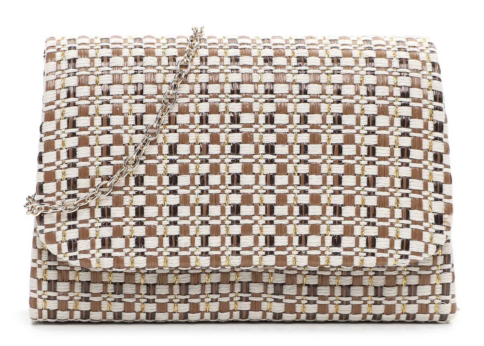 Tamaris Amalia Woven Crossbody Bag Cognac