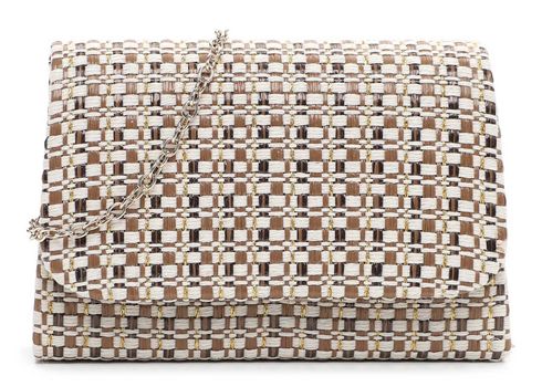 Tamaris Amalia Woven Crossbody Bag Cognac