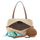 LIU JO Ferielle Bowling Bag M Naturale