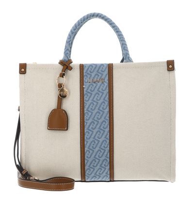 LIU JO Ridhi Tote Bag M Neutro / Denim