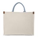 LIU JO Ridhi Tote Bag M Neutro / Denim