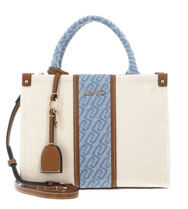 LIU JO Ridhi Tote Bag S Neutro / Denim