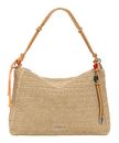 Desigual Half Logo Raffia Leiria Bag Natural