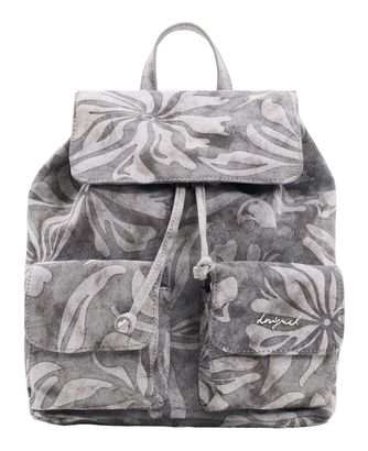 Desigual Obsidian Black Prisa Backpack Middle Gray Desigual Obsidian Black Prisa Backpack Middle Gray