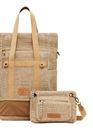 Desigual Raffia Voyager Backpack Natural