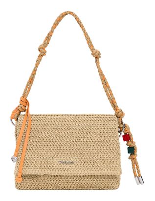 Desigual Half Logo Raffia Venecia Bag Natural