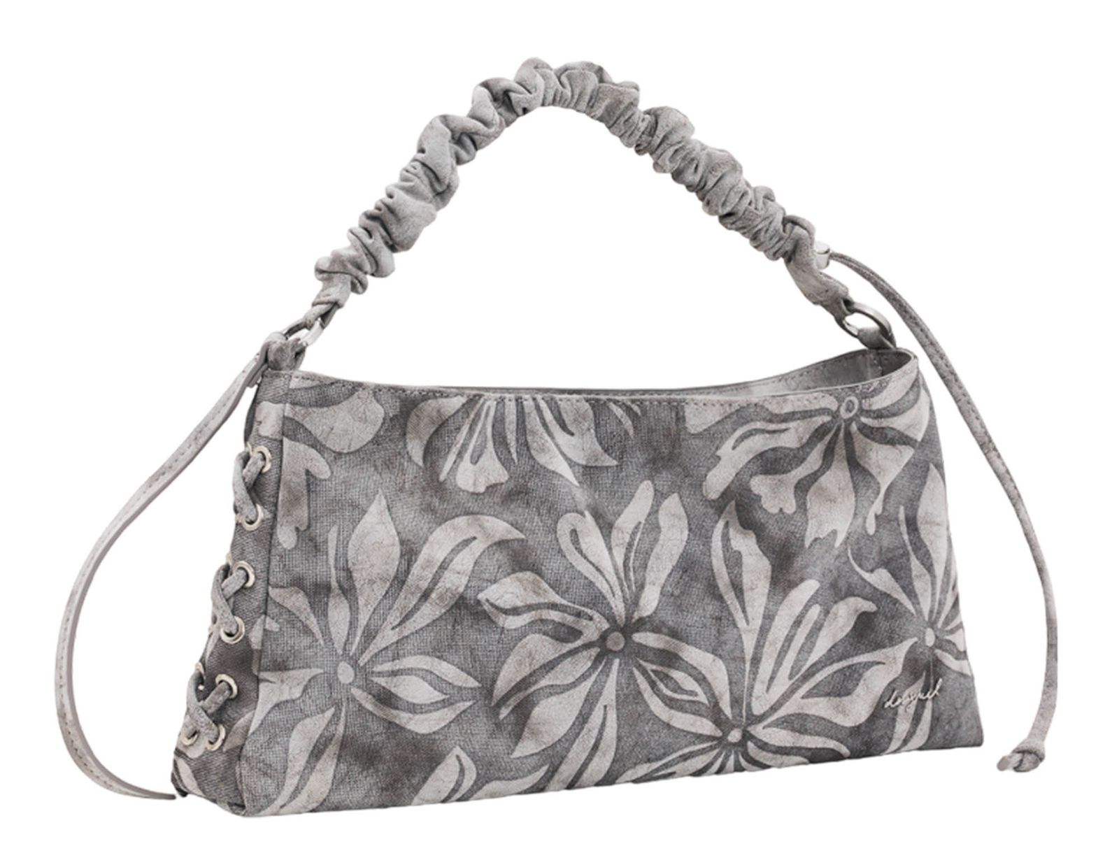 Desigual Obsidian Leiria Mini Shoulder Bag Middle Gray Desigual Obsidian Leiria Mini Shoulder Bag Middle Gray