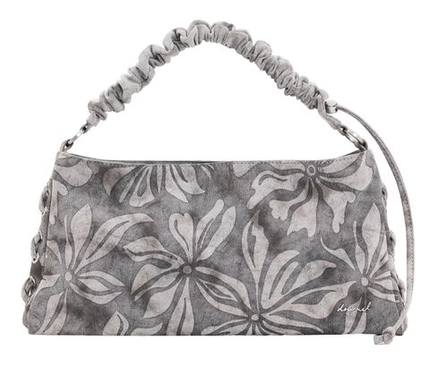 Desigual Obsidian Leiria Mini Shoulder Bag Middle Gray