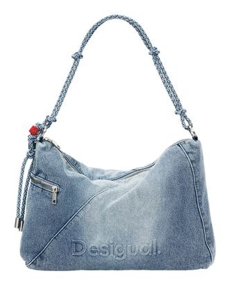 Desigual Half Logo Leiria 2.0 Shoulder Bag Denim Raw