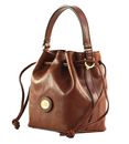 THE BRIDGE Stodo Bucket Bag Marrone 14 / Oro