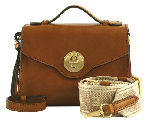 THE BRIDGE Irene Crossbody Bag XS Cognac