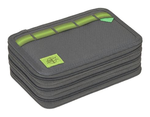 Lässig Unique School Triple Pencil Case Slim Unique Anthracite Lässig Unique School Triple Pencil Case Slim Unique Anthracite