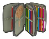 Lässig Unique School Triple Pencil Case Slim Unique Anthracite
