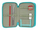 Lässig Unique School Triple Pencil Case Slim Unique Turquoise