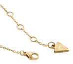 GUESS Secret Garden Flower Charms Bracelet S Yellow Gold