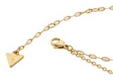 GUESS Secret Garden 16-18" Two Rows Flowers Necklace Yellow Gold GUESS Secret Garden 16-18" Two Rows Flowers Necklace Yellow Gold