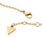 GUESS By Your Side 8mm Heart Charm Bracelet S Yellow Gold