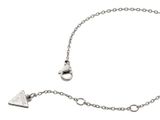 GUESS Beloved 16-18" Heart Links Necklace Rhodium