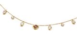 GUESS Jaipur Splendor 16-18" Crystals & 4G Necklace Yellow Gold