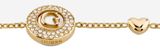 GUESS G Talisman 14mm Pearly G Coin Bracelet S Yellow Gold GUESS G Talisman 14mm Pearly G Coin Bracelet S Yellow Gold