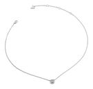 GUESS Borboleta 16-18" Coin Necklace Rhodium