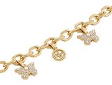 GUESS Borboleta Borboleta & 4G Charm Bracelet S Yellow Gold GUESS Borboleta Borboleta & 4G Charm Bracelet S Yellow Gold